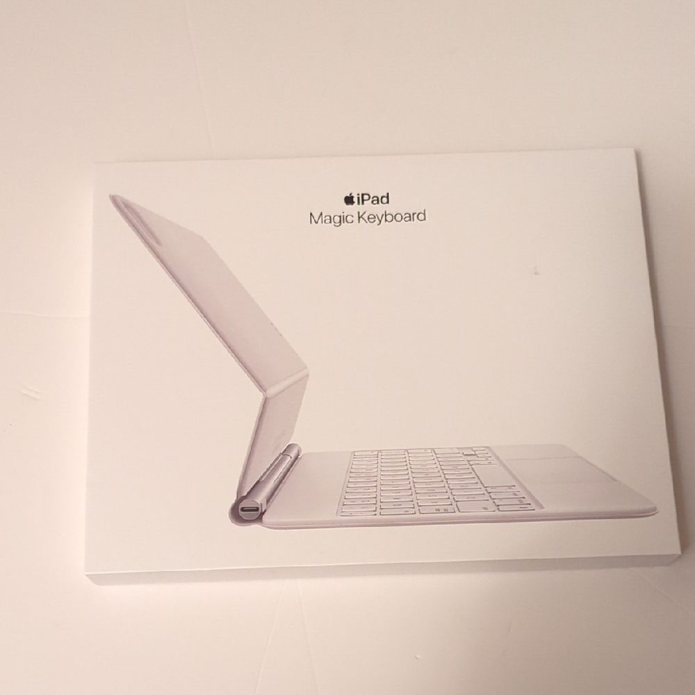 Apple Empty Box Of iPad Magic Keyboard in Elegant White